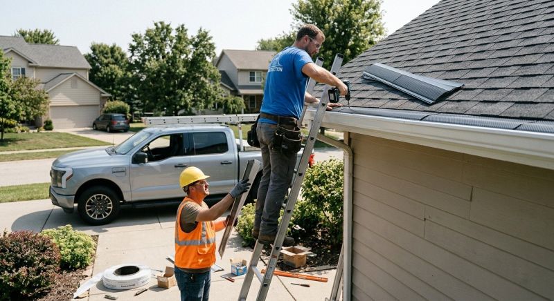Gutter Cover Installation project example